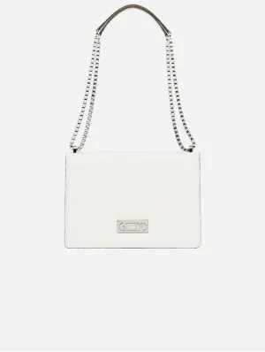 The Cristiana Pinatex® Vegan Shoulder Bag | Pearled White