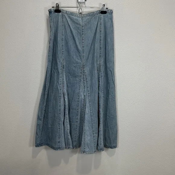 The Territory Ahead Denim maxi Skirt