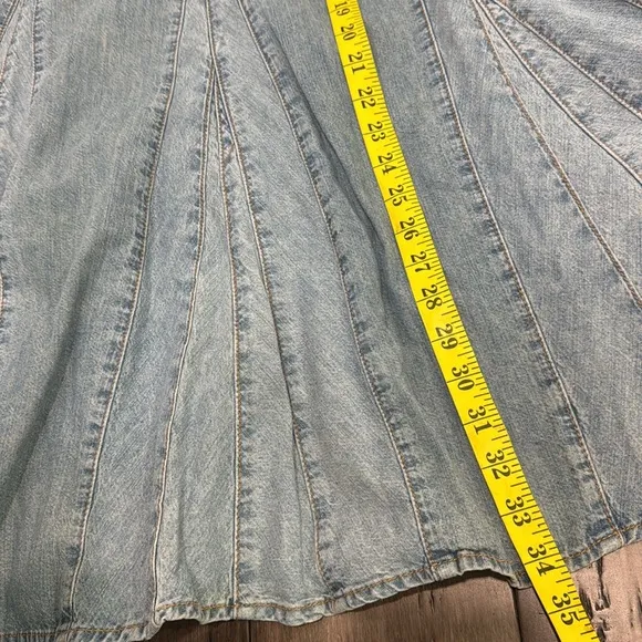 The Territory Ahead Denim maxi Skirt