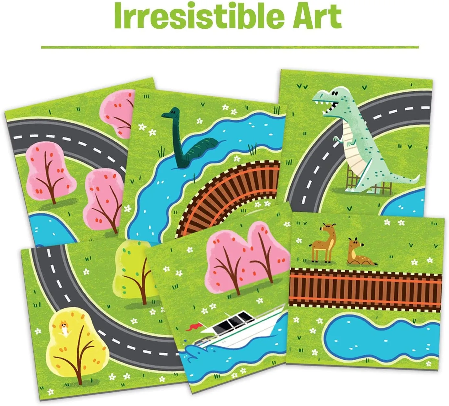 ThinkFun Rivers, Roads & Rails