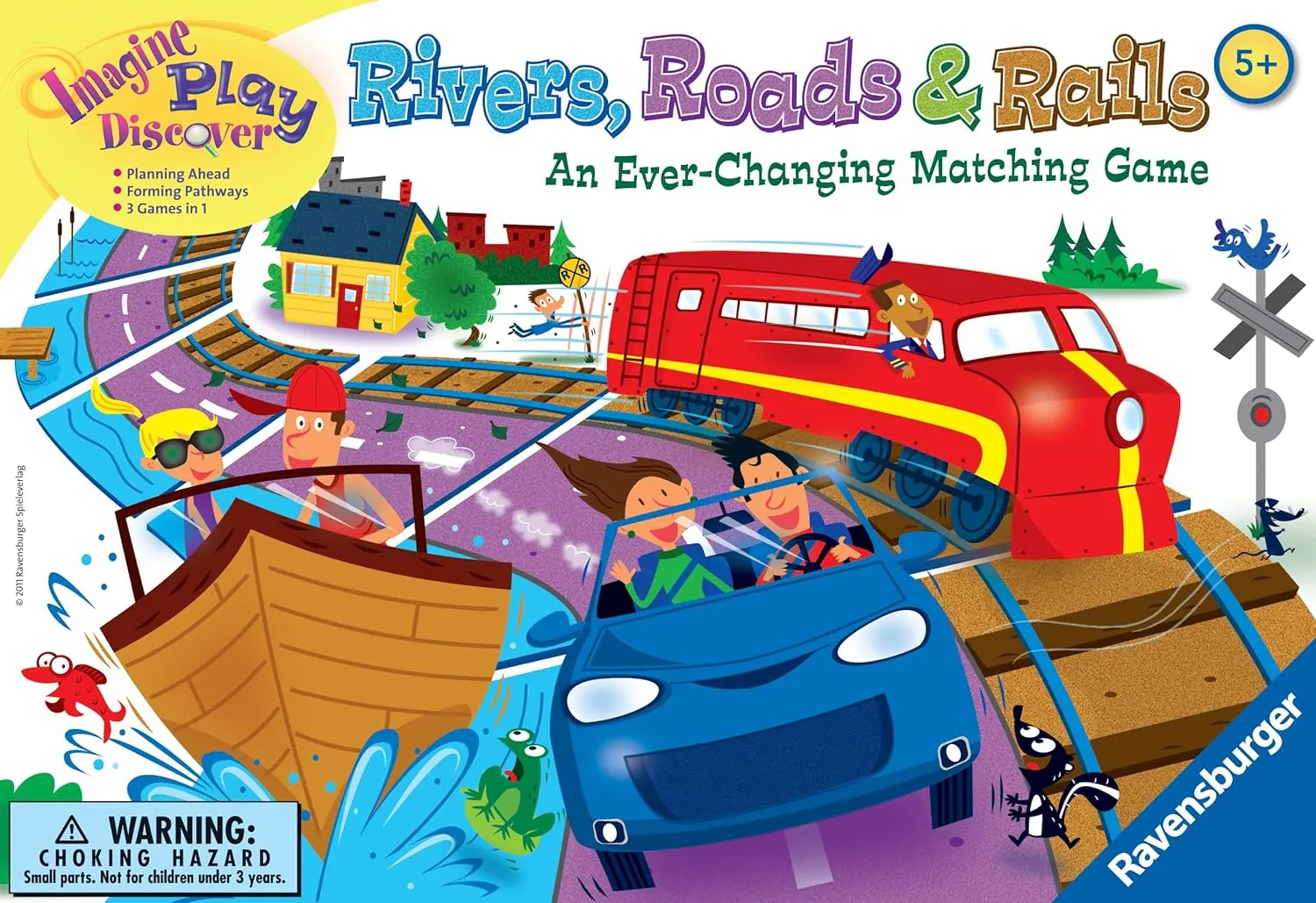 ThinkFun Rivers, Roads & Rails
