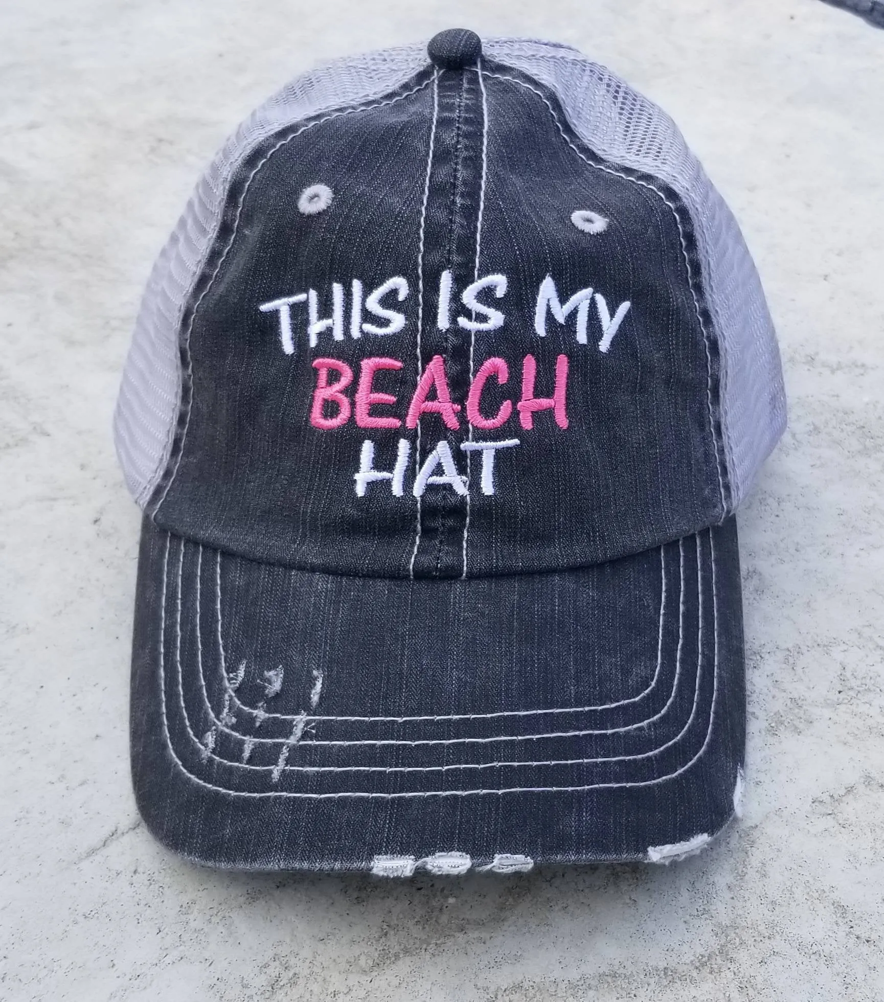 This is my beach hat