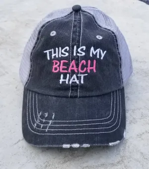 This is my beach hat