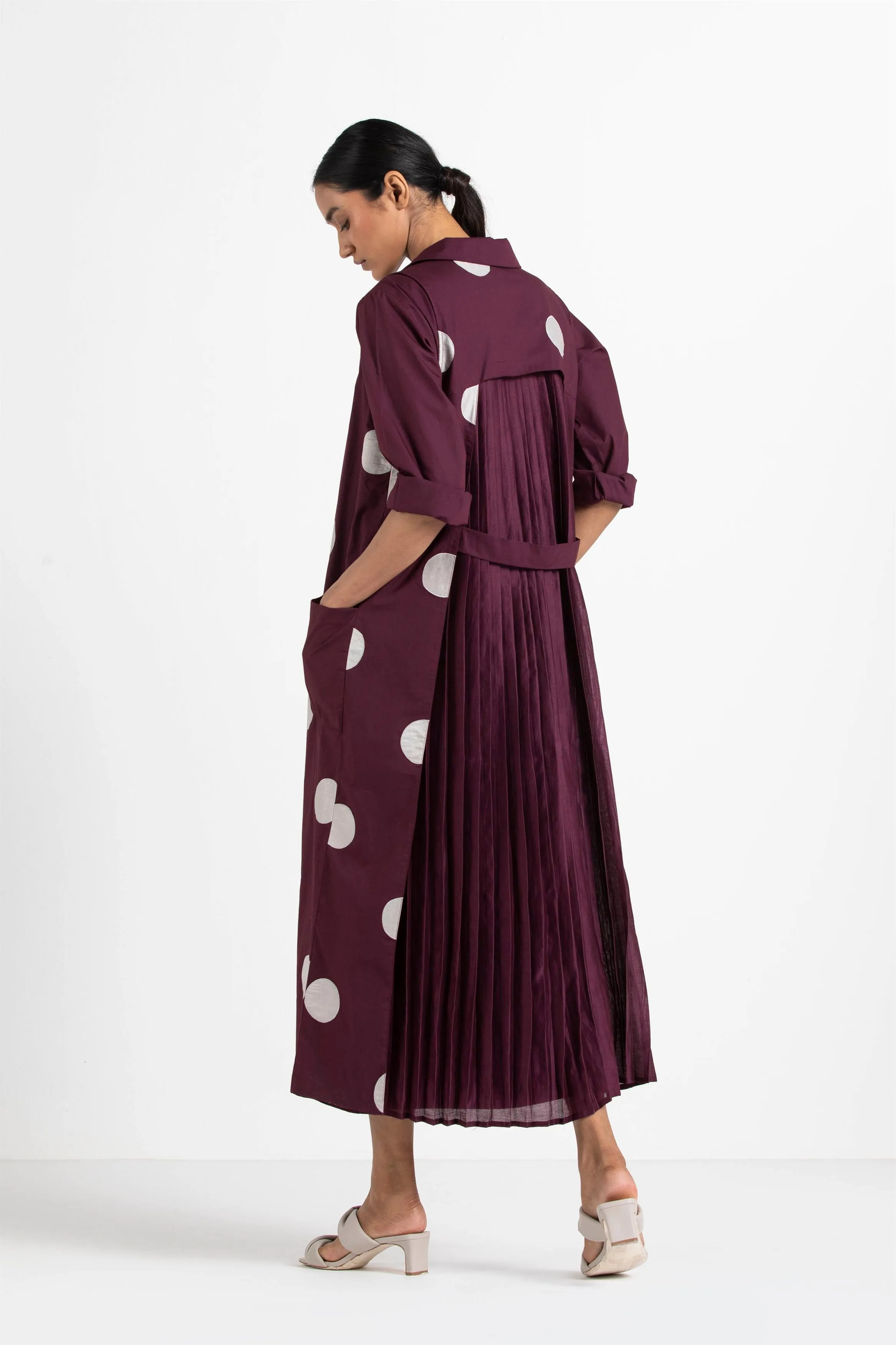 THREE   -   Back Pleat U-Shape Jacket