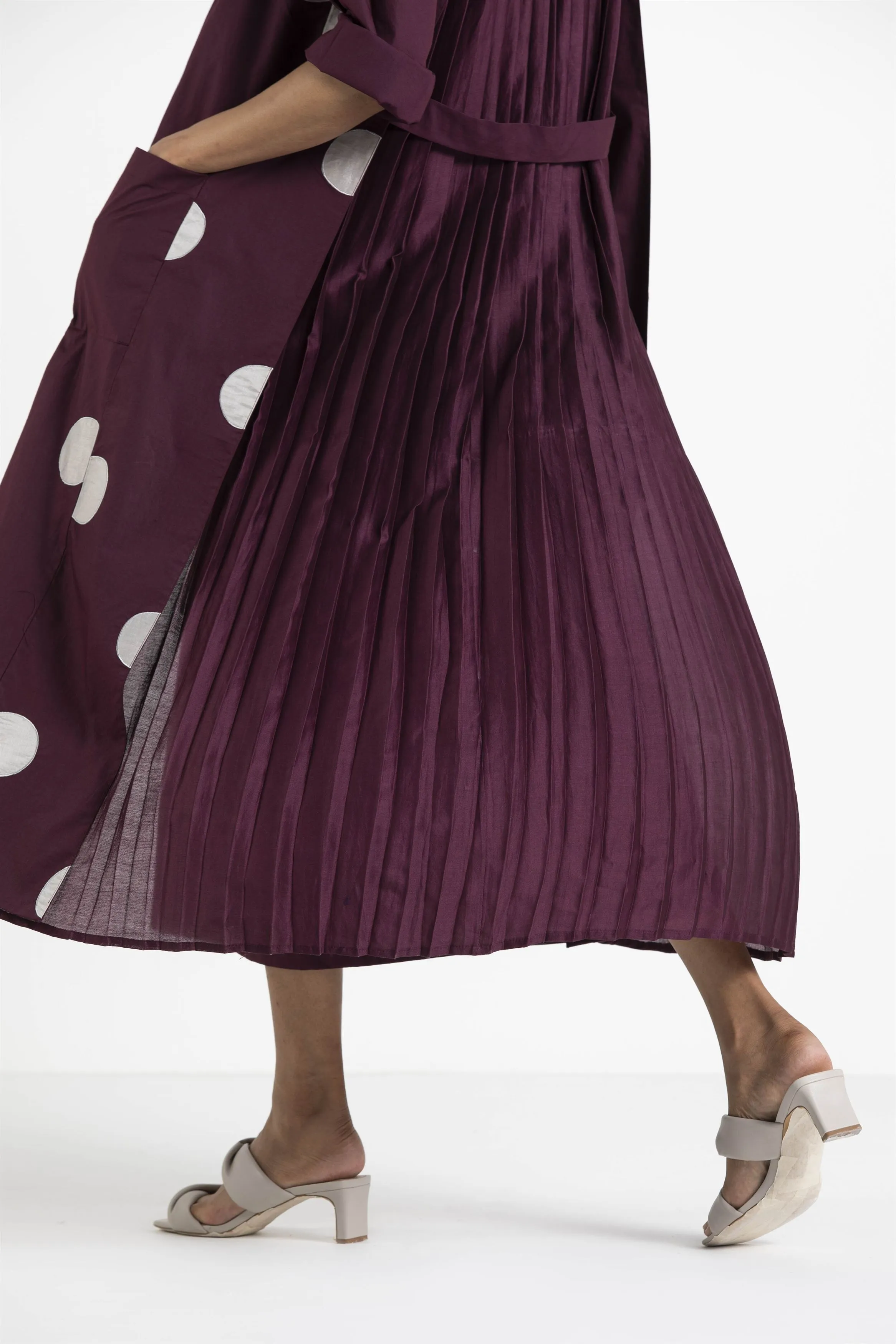 THREE   -   Back Pleat U-Shape Jacket