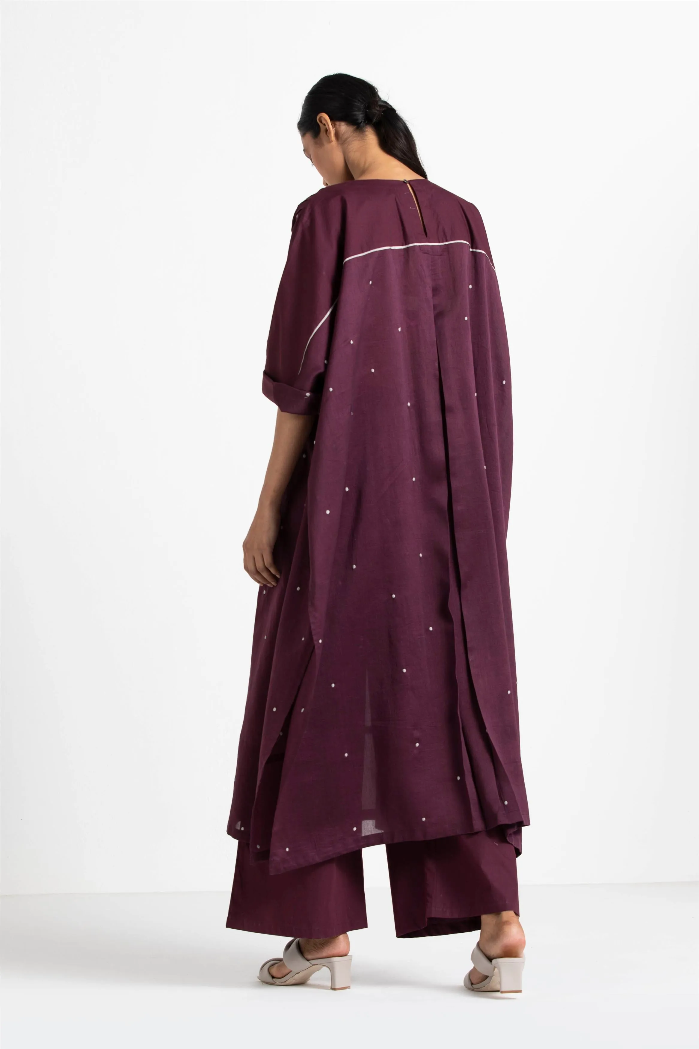 THREE   -   Pintuck Kaftaan Co Ord