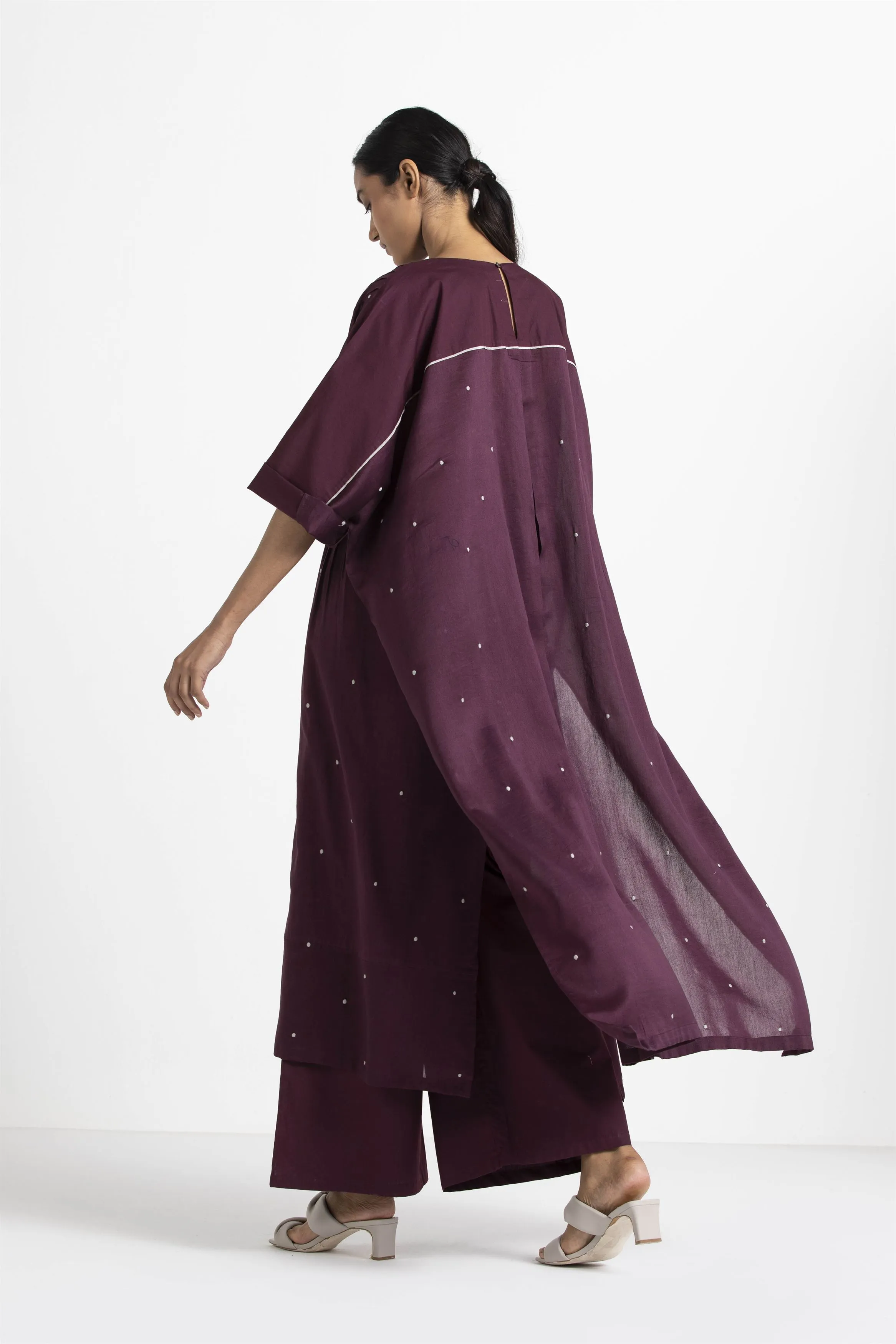 THREE   -   Pintuck Kaftaan Co Ord