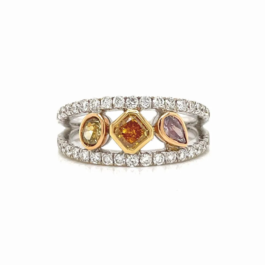 Three Stone Fashion Ring