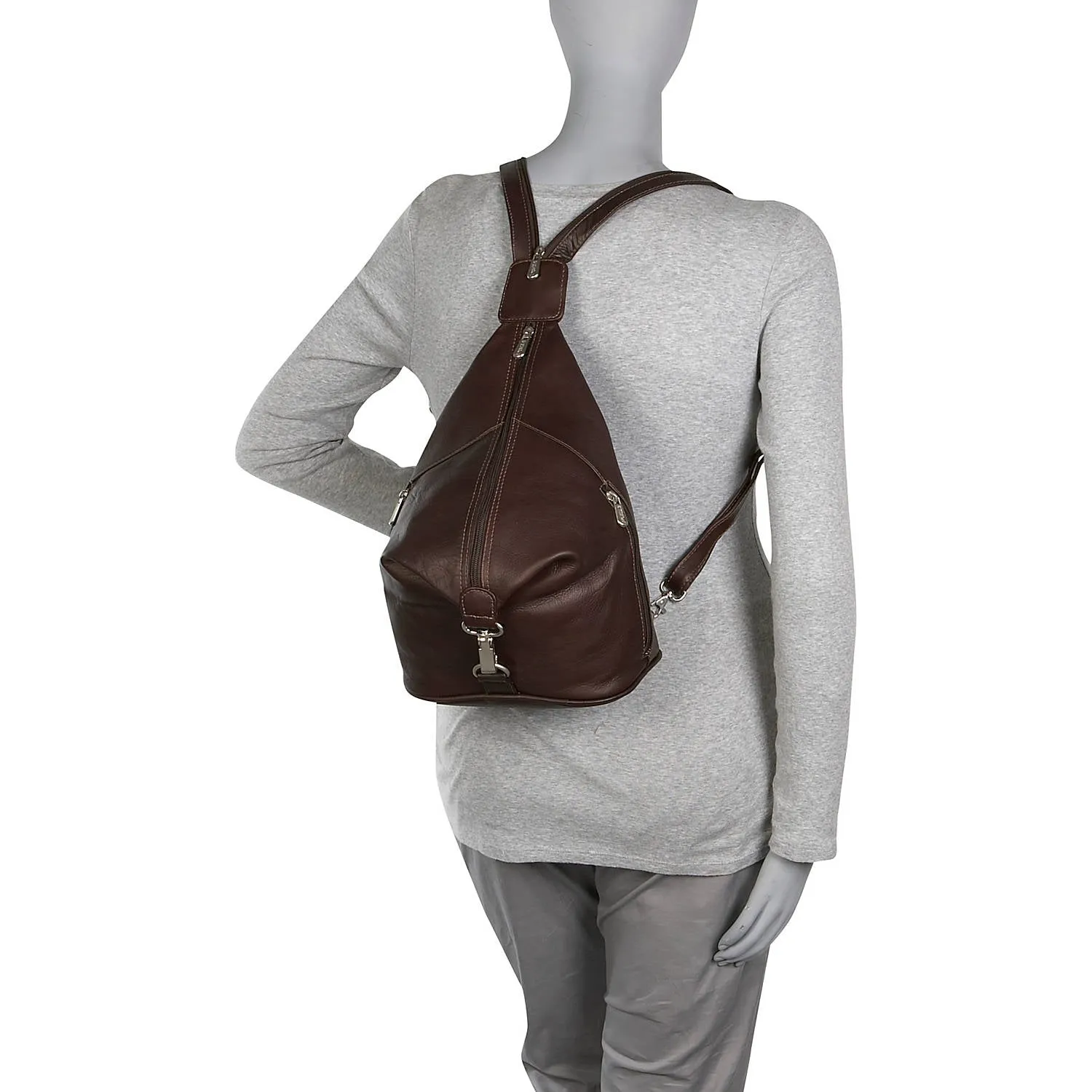 THREE-ZIP HOBO SLING