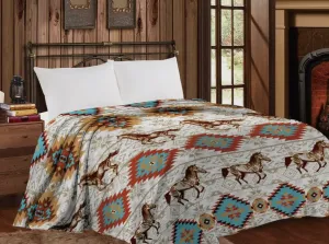 Throw Southwest LUXURY flannel BLANKET