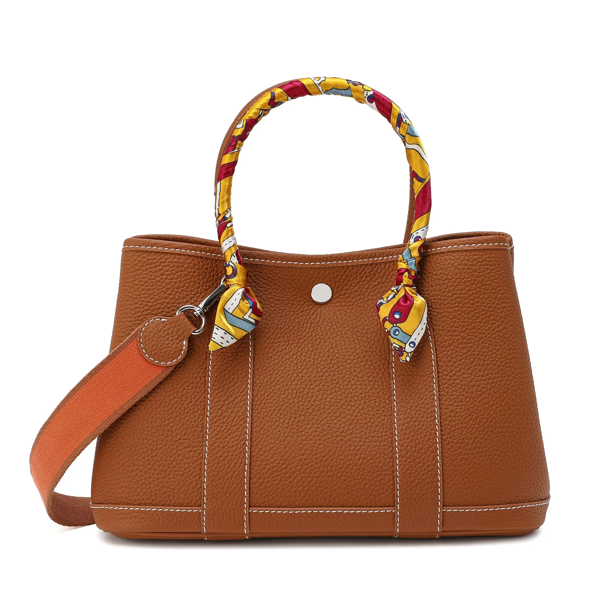 Tiffany & Fred Top-Grain Leather Satchel