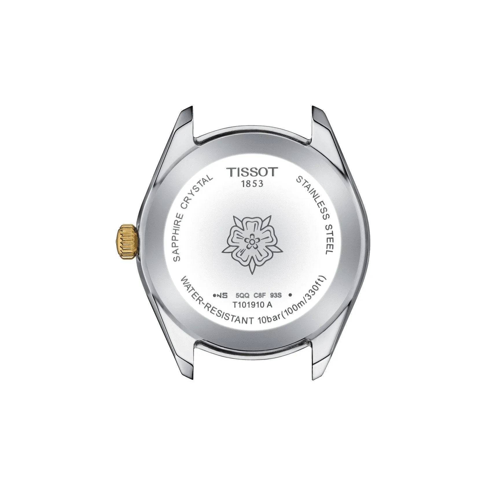 Tissot Women's Clock Pr 100 Sport Chic 36mm Madreperperh Quartz Steel T101.910.22.111.00