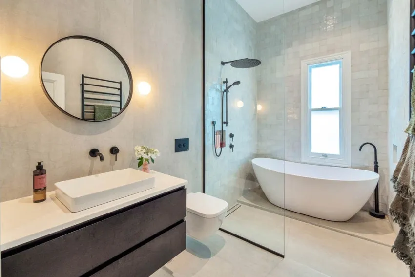 Toka Lite Vivienne Stone Bath - Organic Shape - 1800mm - ST24