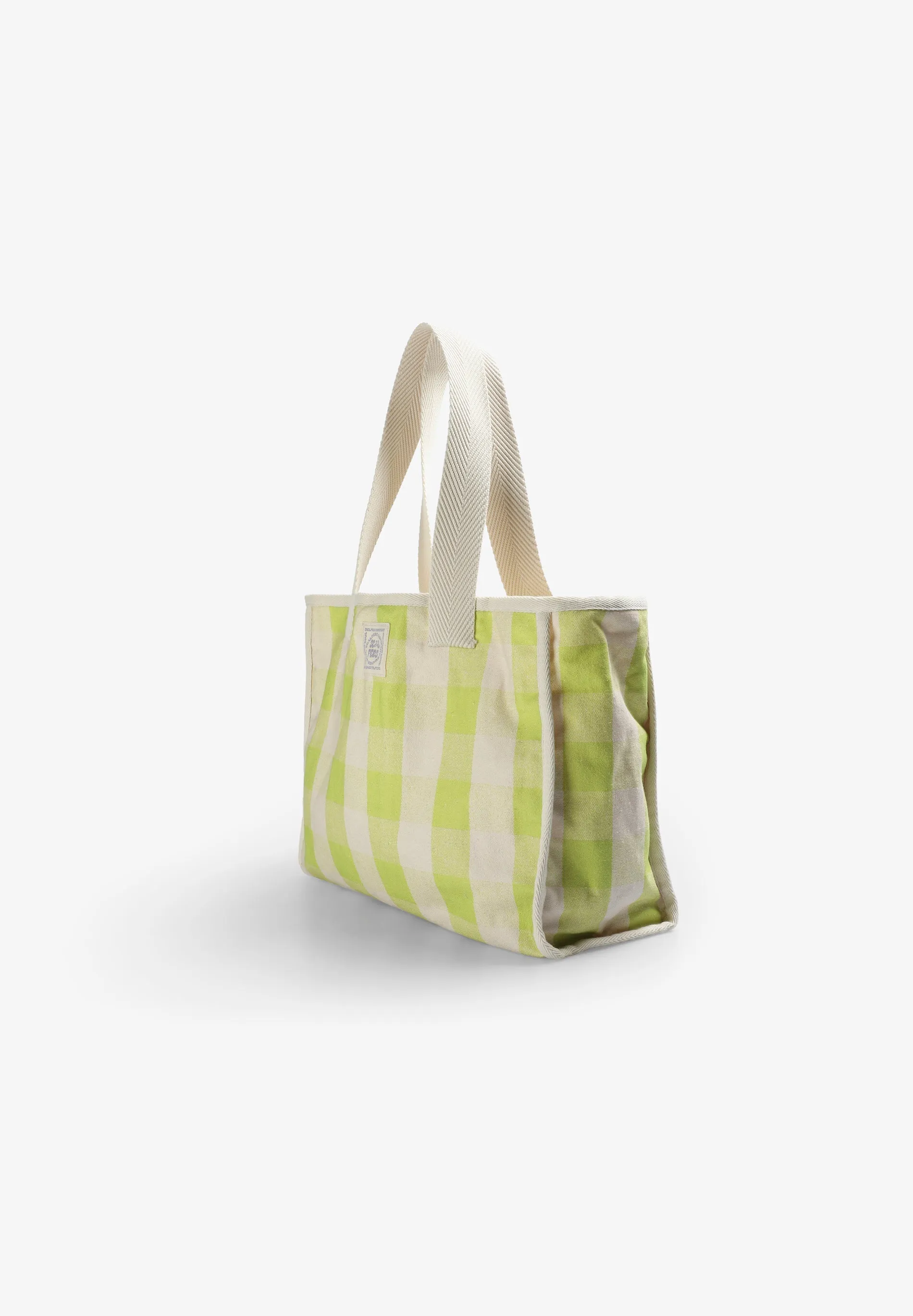 TOTE BAG COM PADRÃO VICHY