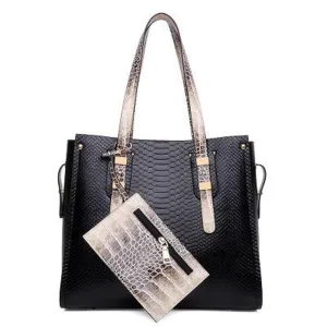 Tote / Shoulder Bag  <br>Vegan-Leather