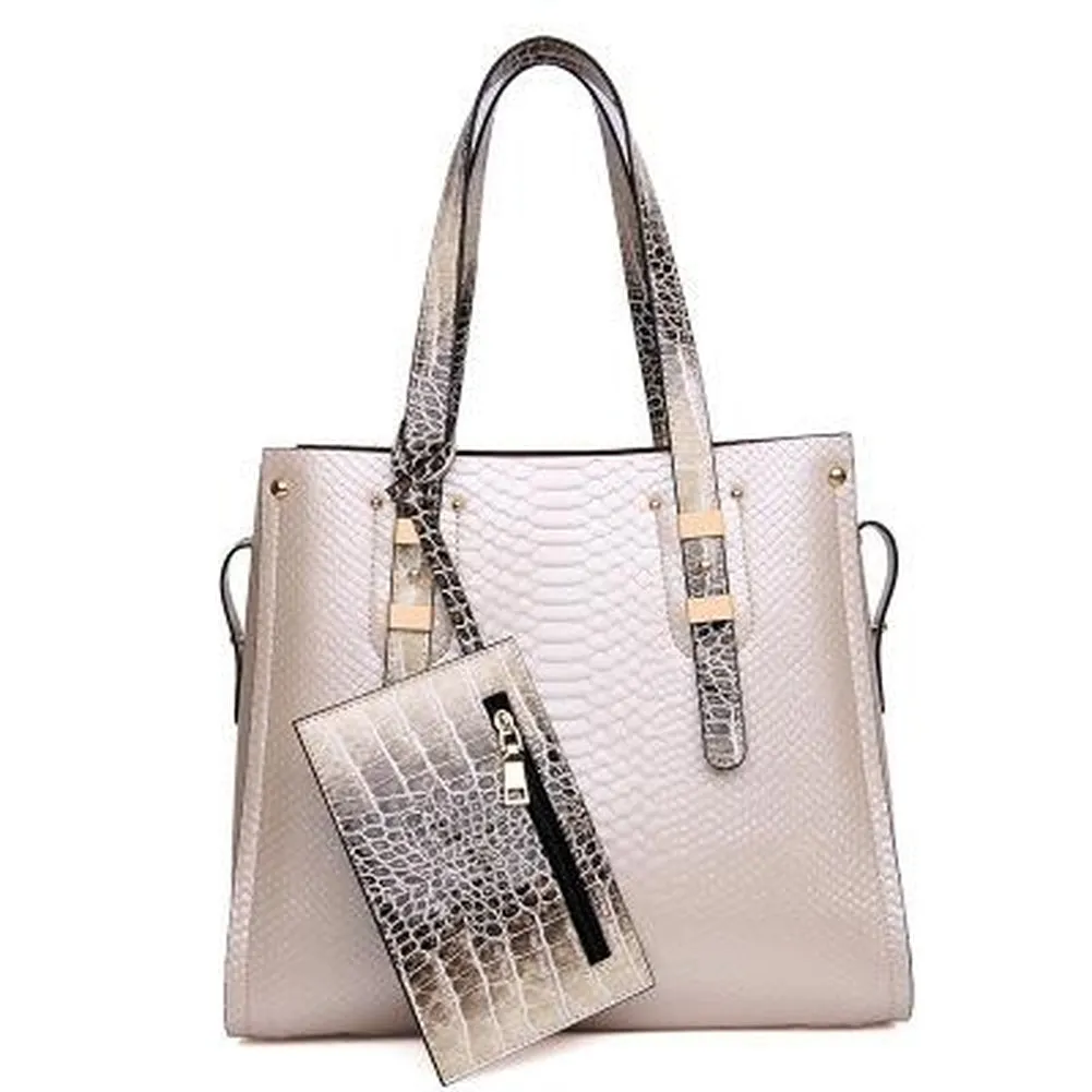 Tote / Shoulder Bag  <br>Vegan-Leather