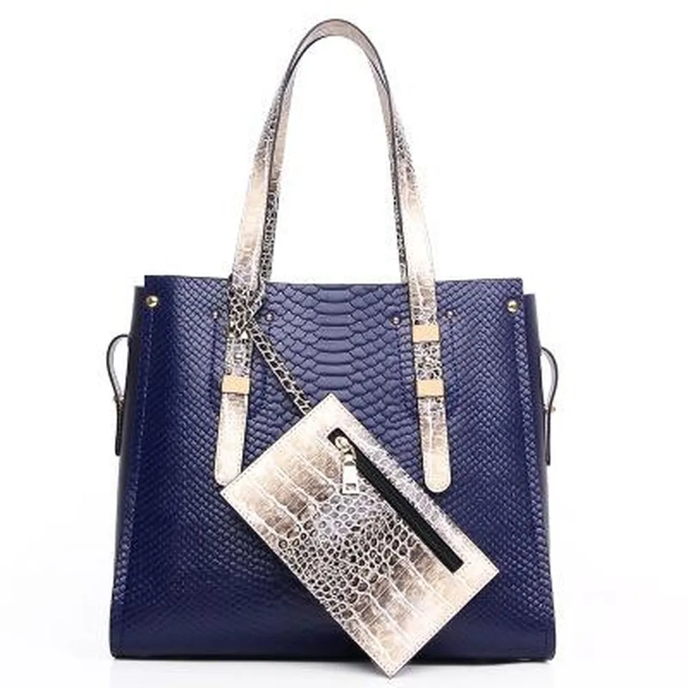 Tote / Shoulder Bag  <br>Vegan-Leather