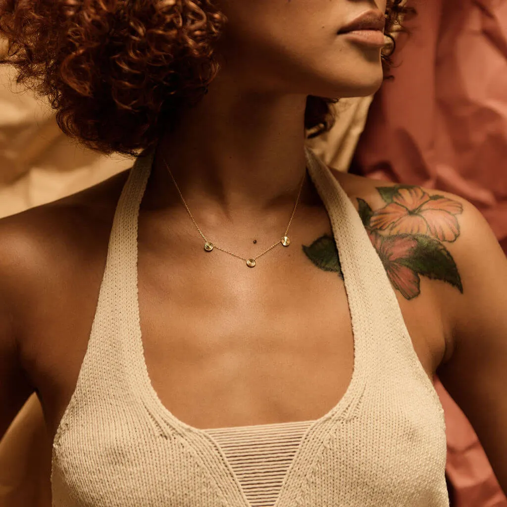 Triple Mini Stella Necklace
