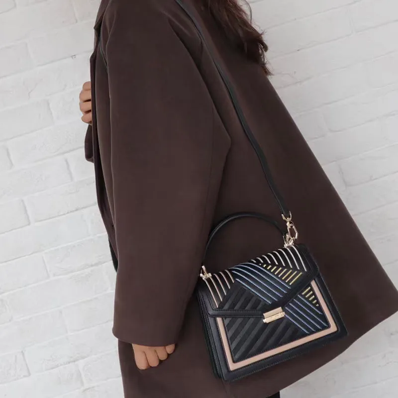 Trish Multicolor Pattern Satchel