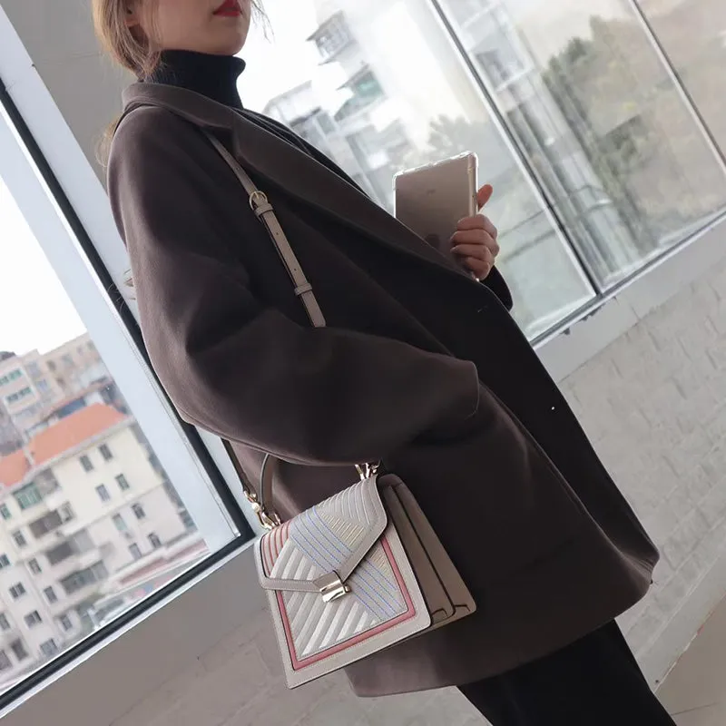 Trish Multicolor Pattern Satchel