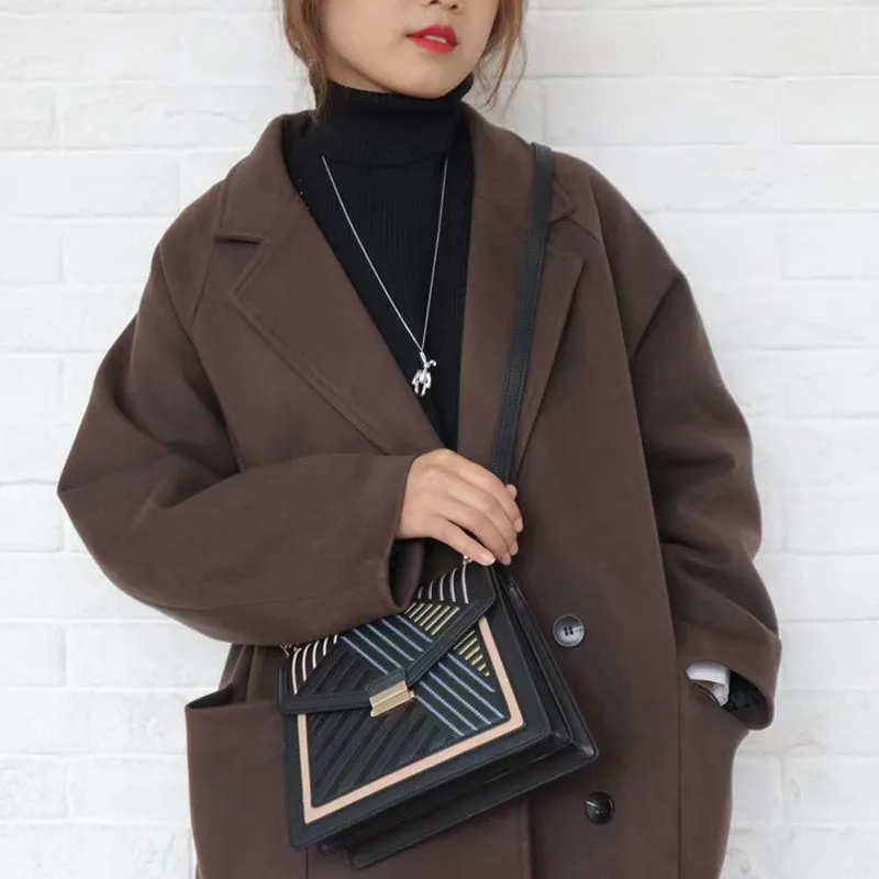 Trish Multicolor Pattern Satchel