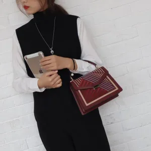 Trish Multicolor Pattern Satchel