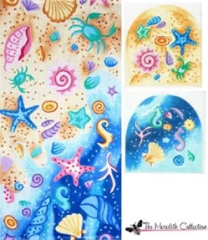 Underwater Seashell Fantasy Satchel - small PS-7