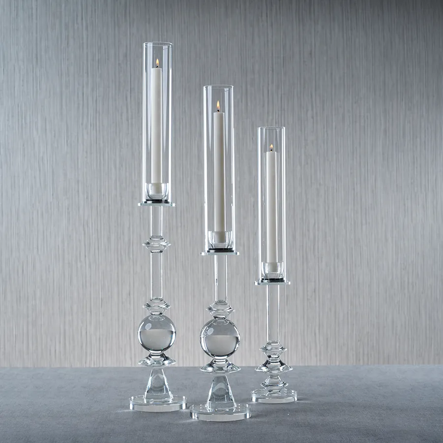 Valentina Crystal Candle Holder-Medium