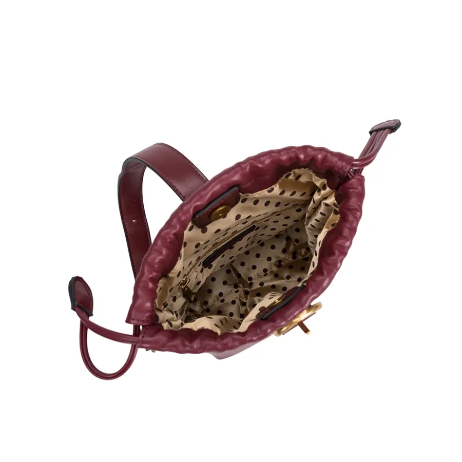 VEGAN LEATHER CROSS BODY BAG - ALEXIS