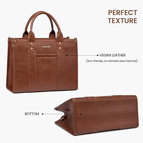 Vegan Leather Tote Bag
