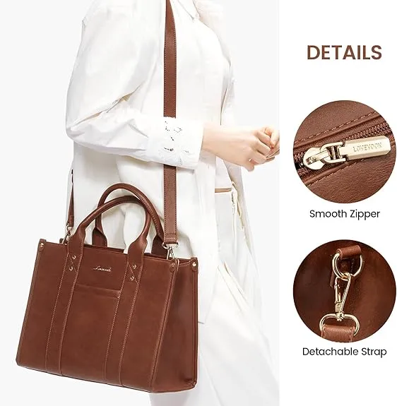 Vegan Leather Tote Bag
