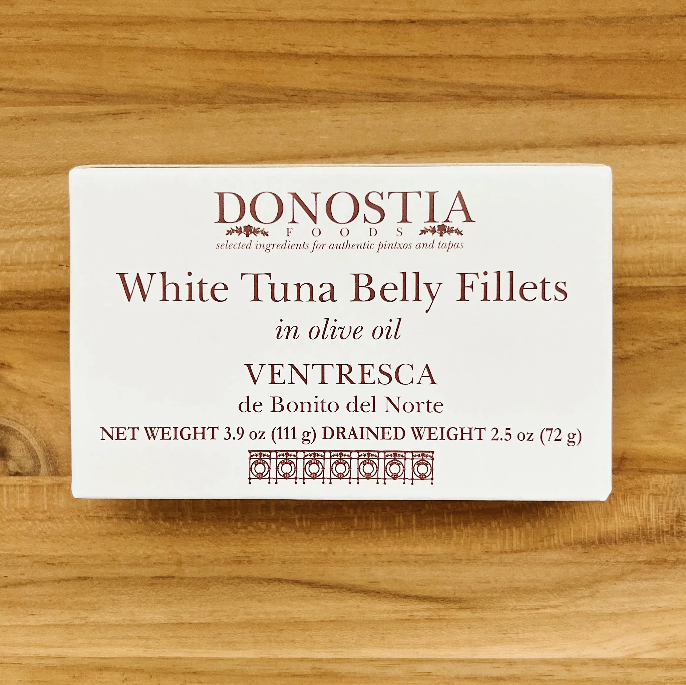 Ventresca of Bonito del Norte Tuna in Olive Oil - White Tuna Belly Fillets