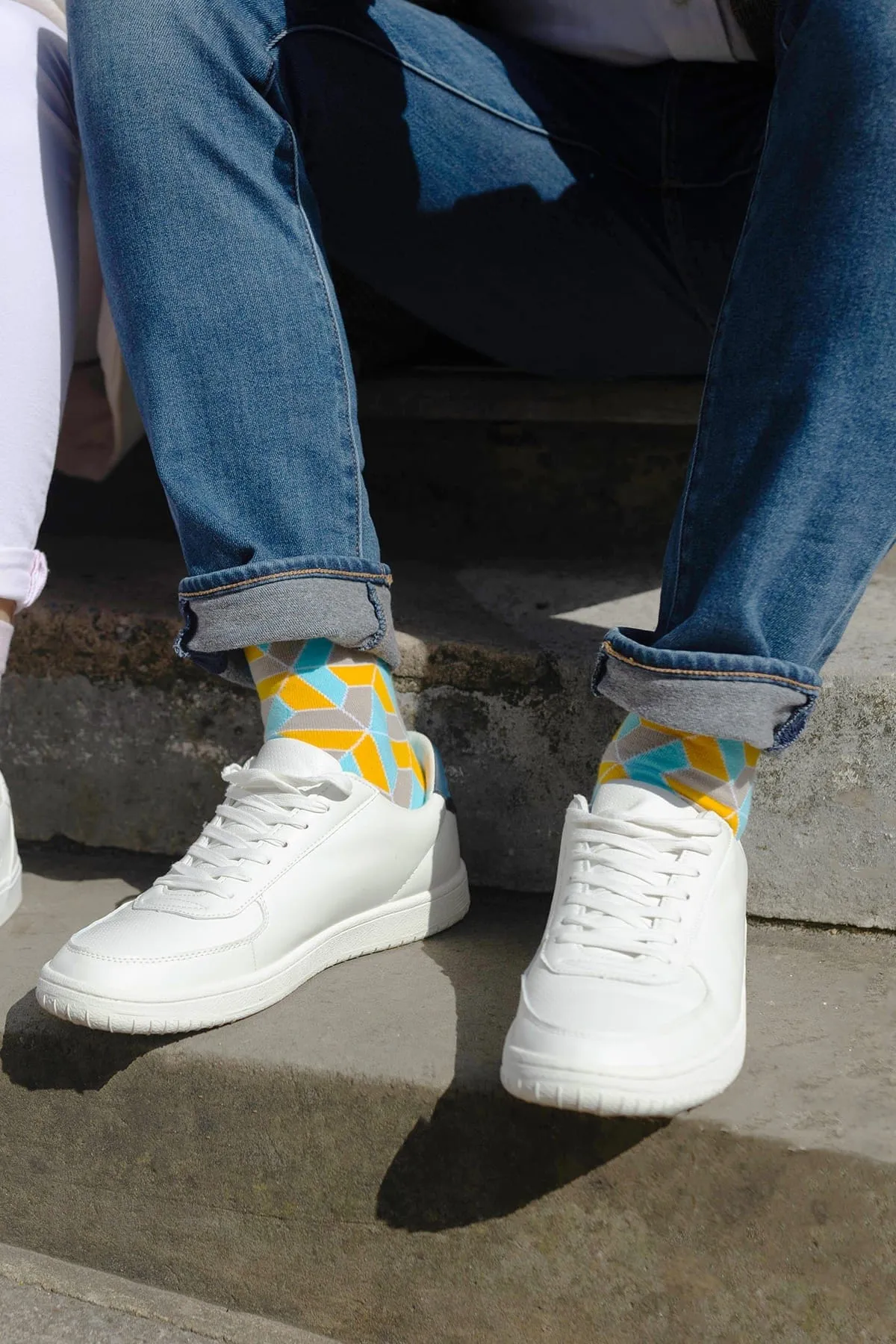 Vertex Men's Organic Cotton Socks | Yellow