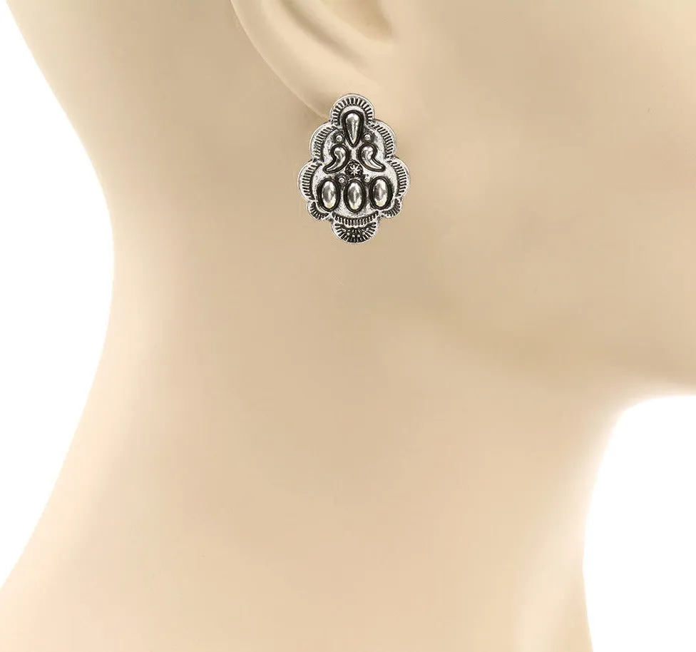 Vidalia Fashion Shaped Concho Post Earrings