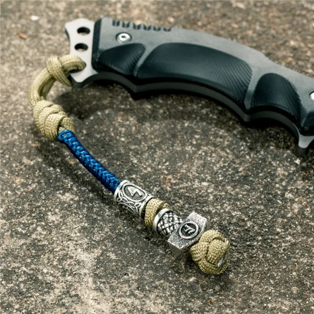 Viking Paracord Strength Amulet Keychain