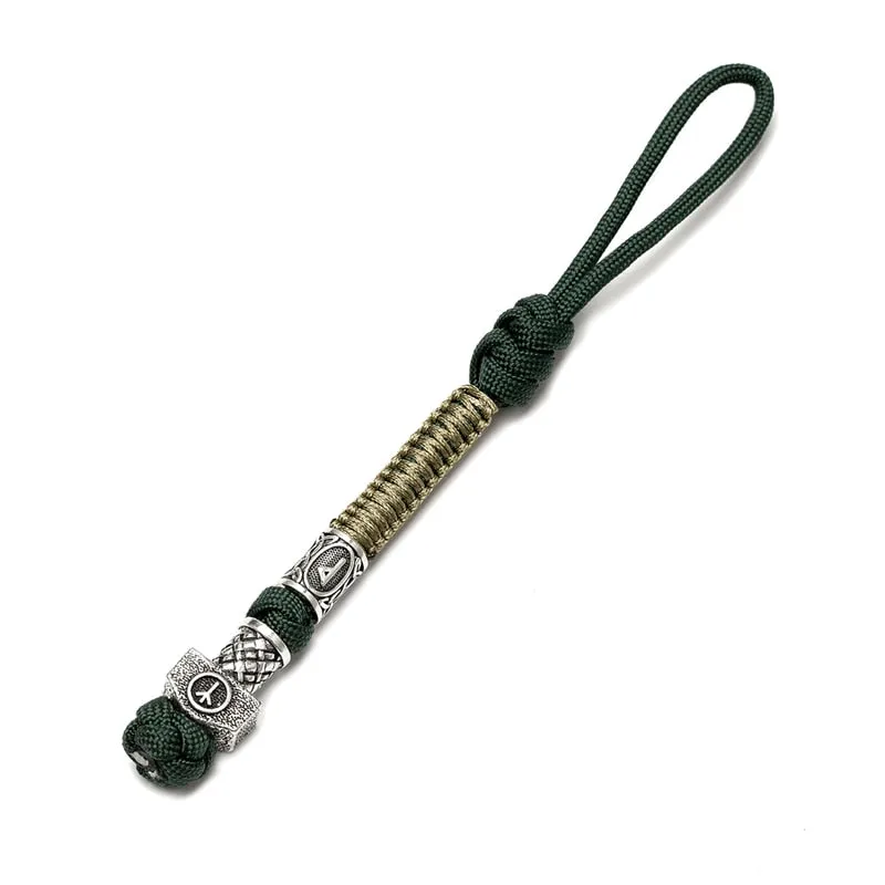 Viking Paracord Strength Amulet Keychain