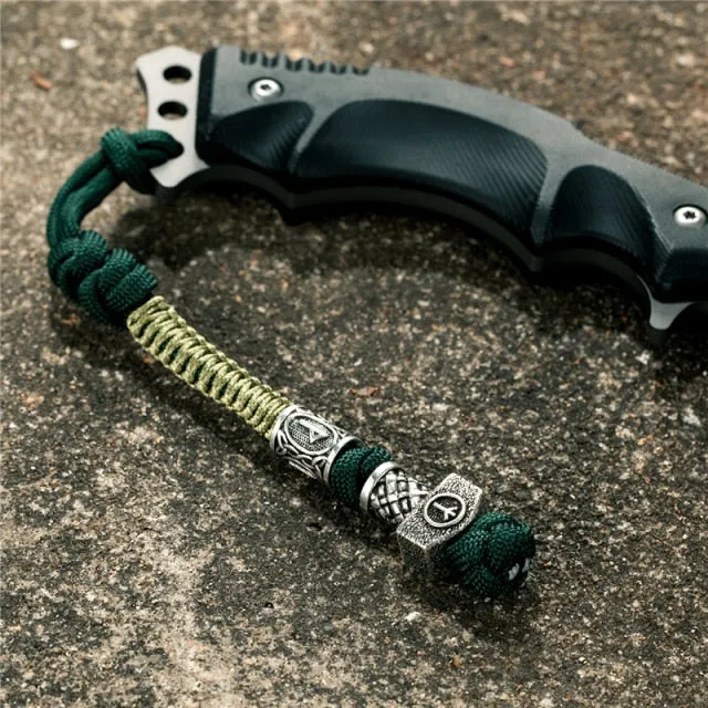 Viking Paracord Strength Amulet Keychain