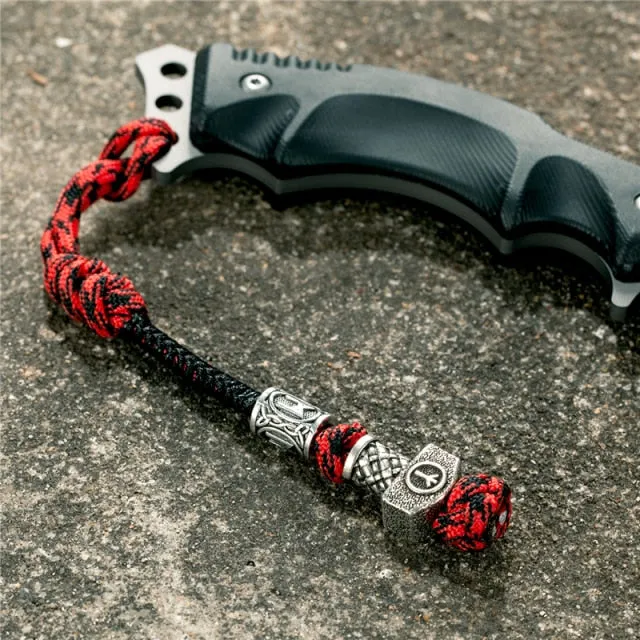Viking Paracord Strength Amulet Keychain