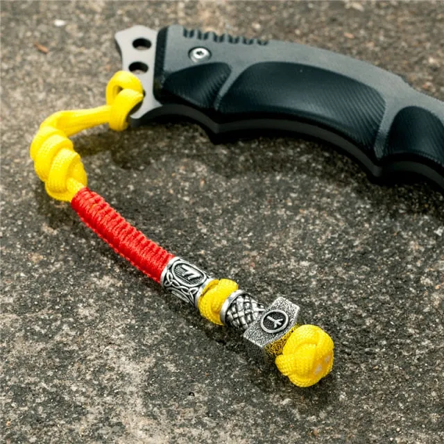 Viking Paracord Strength Amulet Keychain