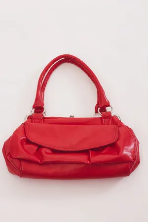 Vintage 80's Red Clutch Purse