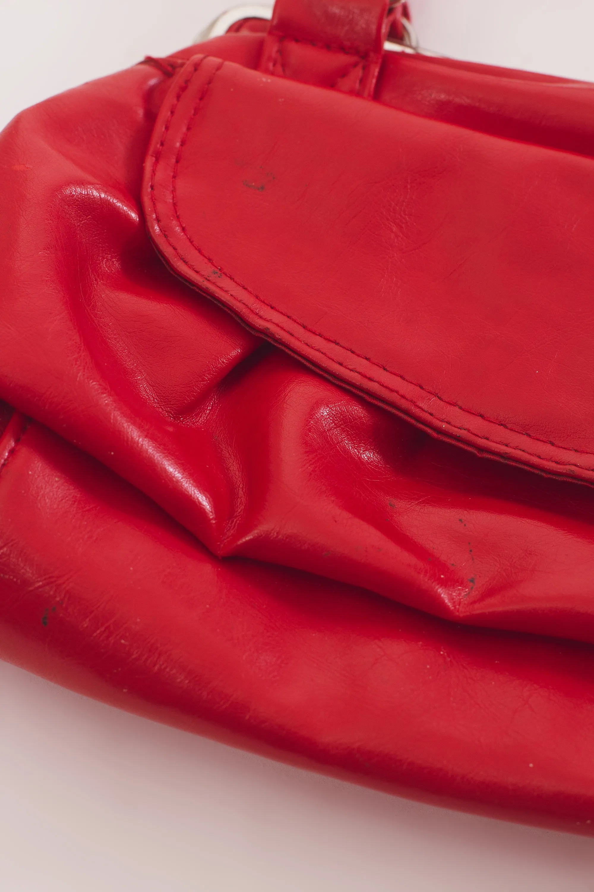 Vintage 80's Red Clutch Purse