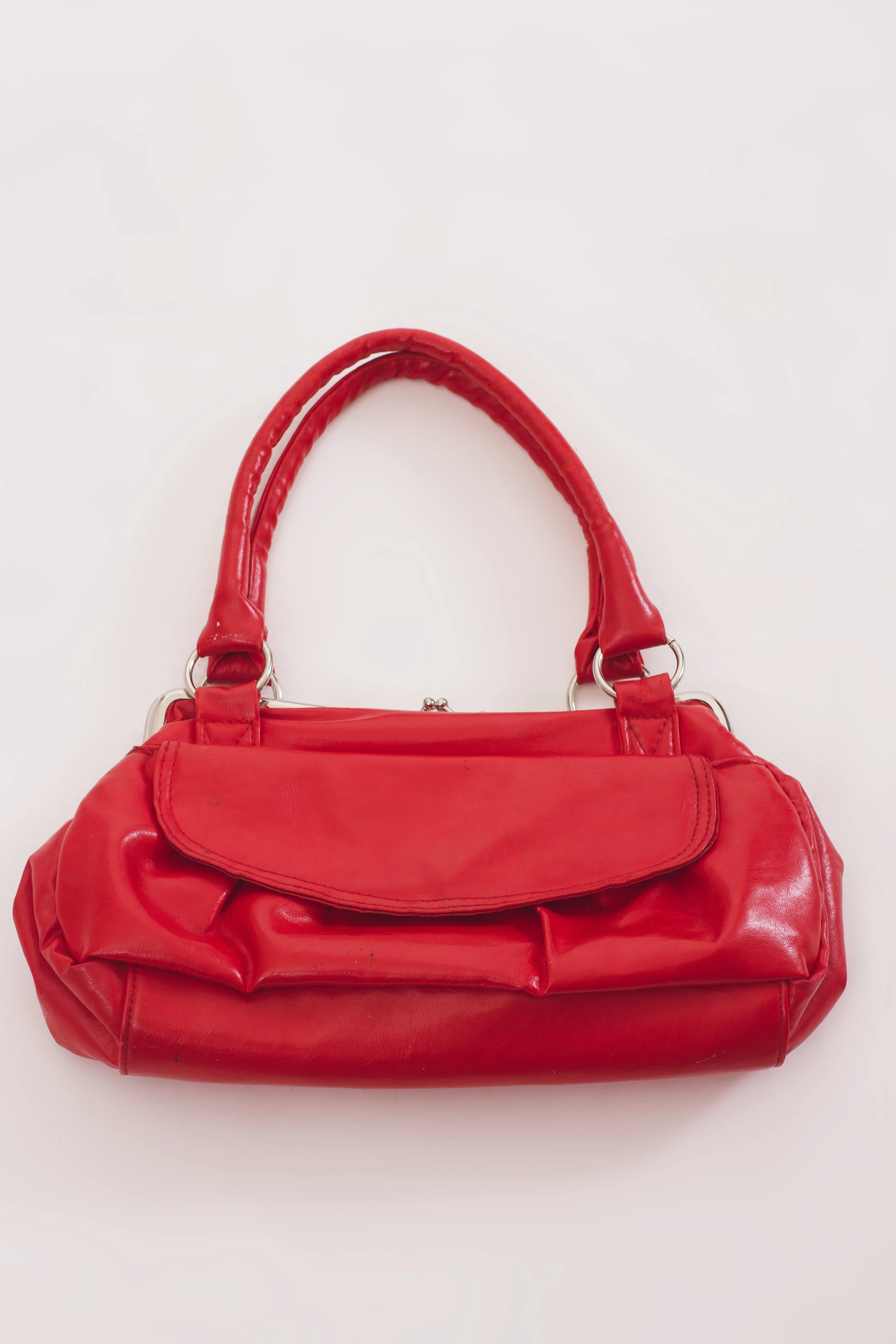 Vintage 80's Red Clutch Purse