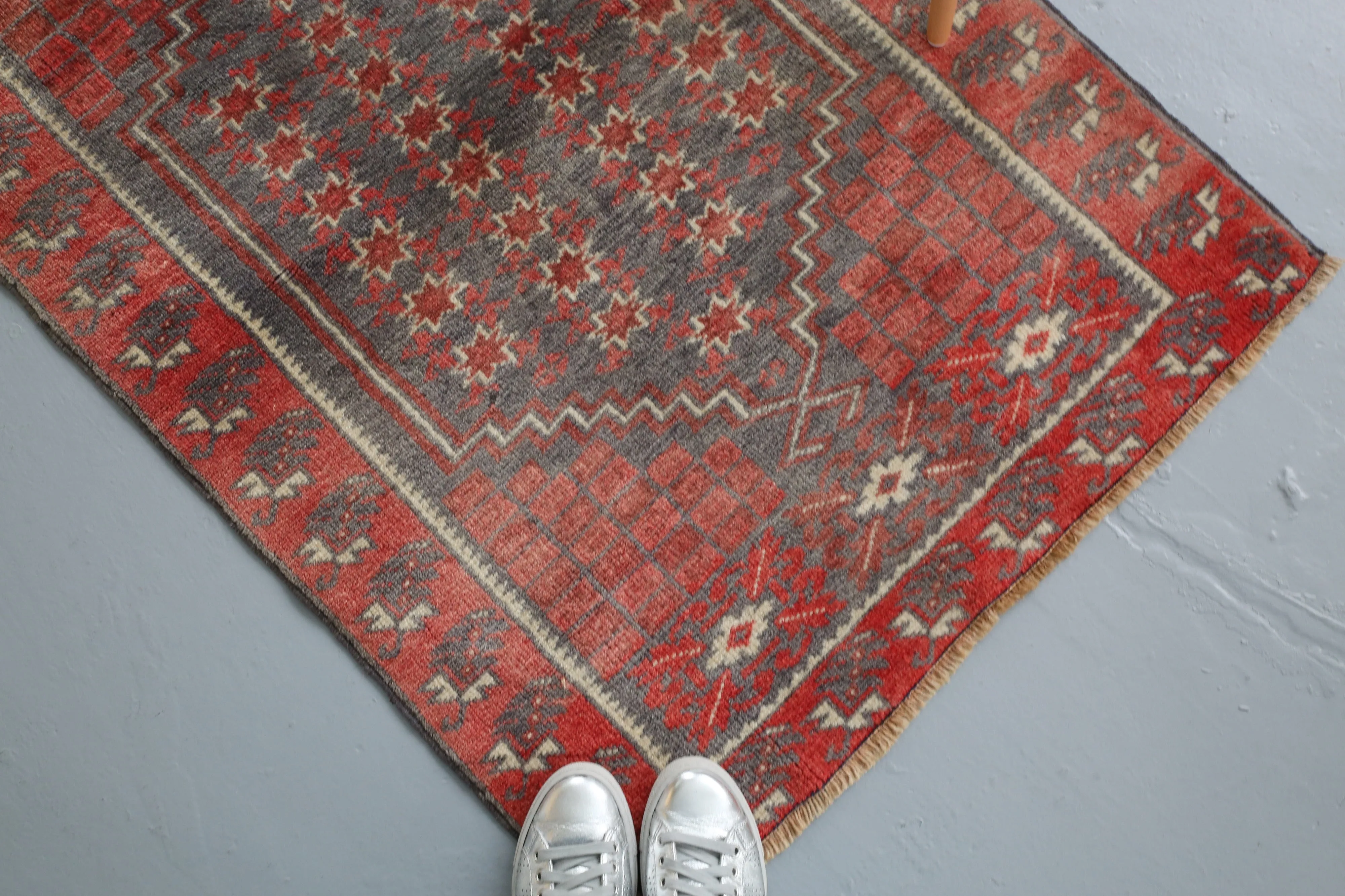 Vintage Mini Turkish Rug 2.7ftx4ft