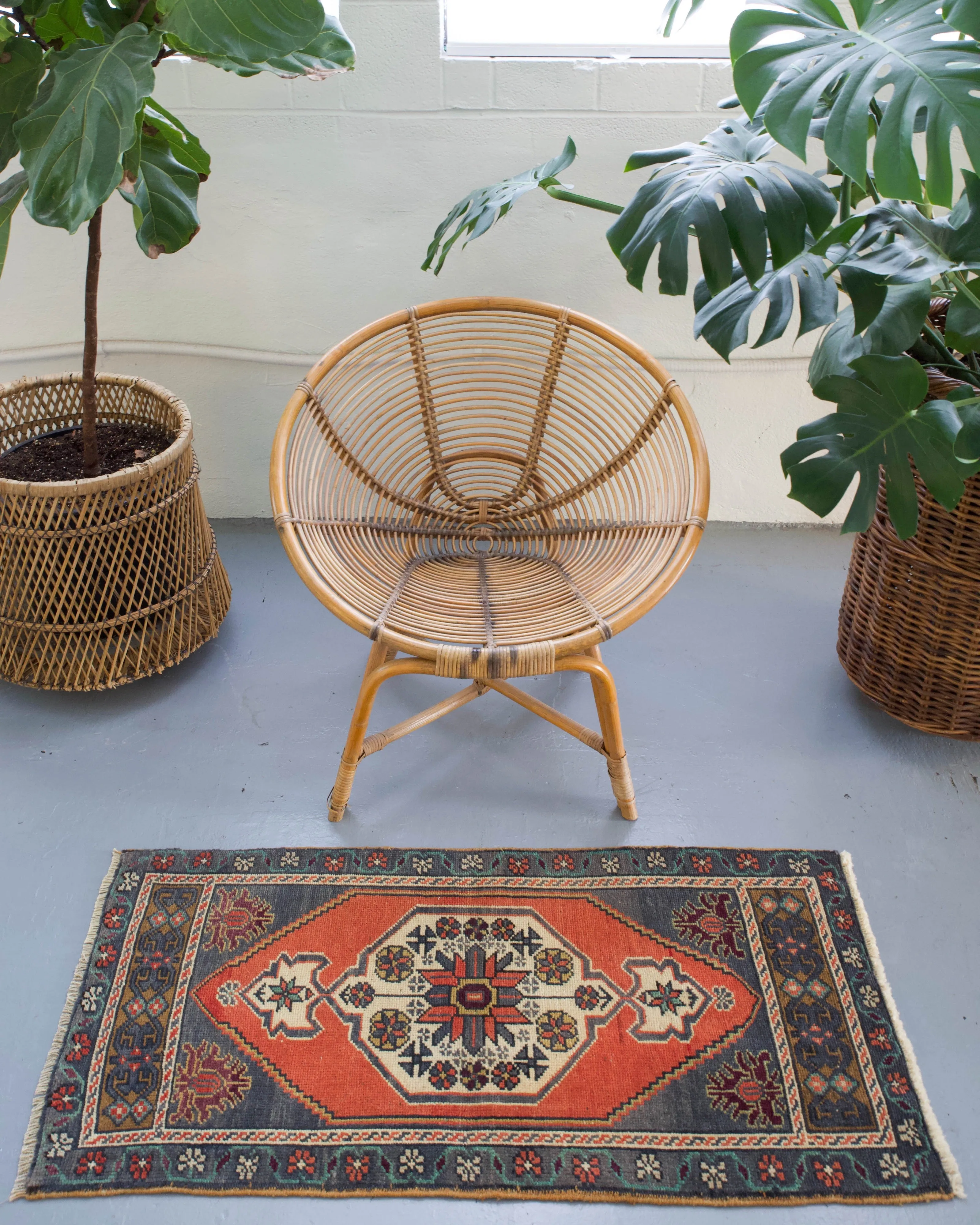Vintage Mini Turkish Rug
