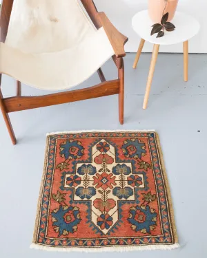 Vintage Mini Turkish Rug