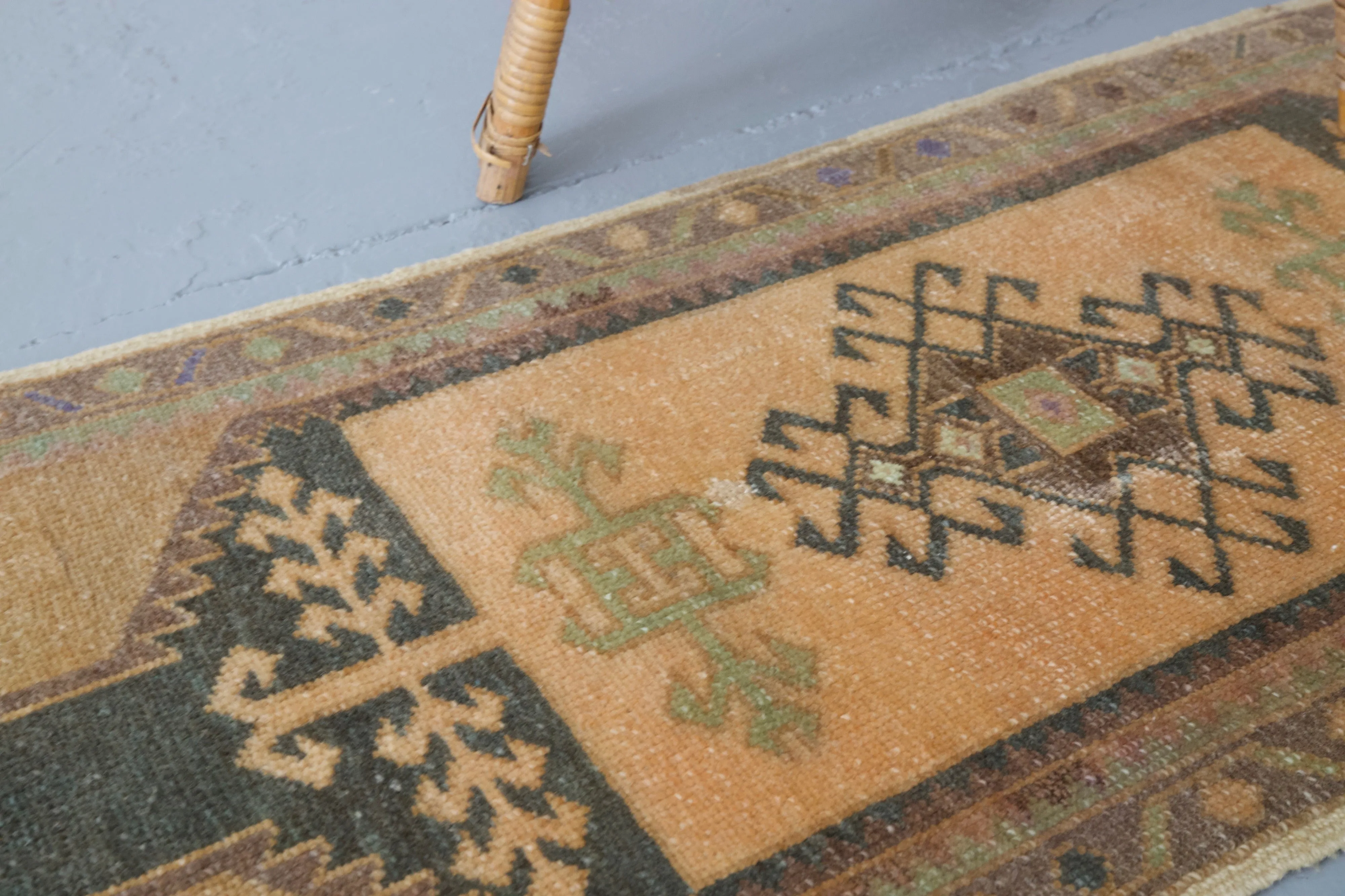 Vintage Mini Turkish Rug