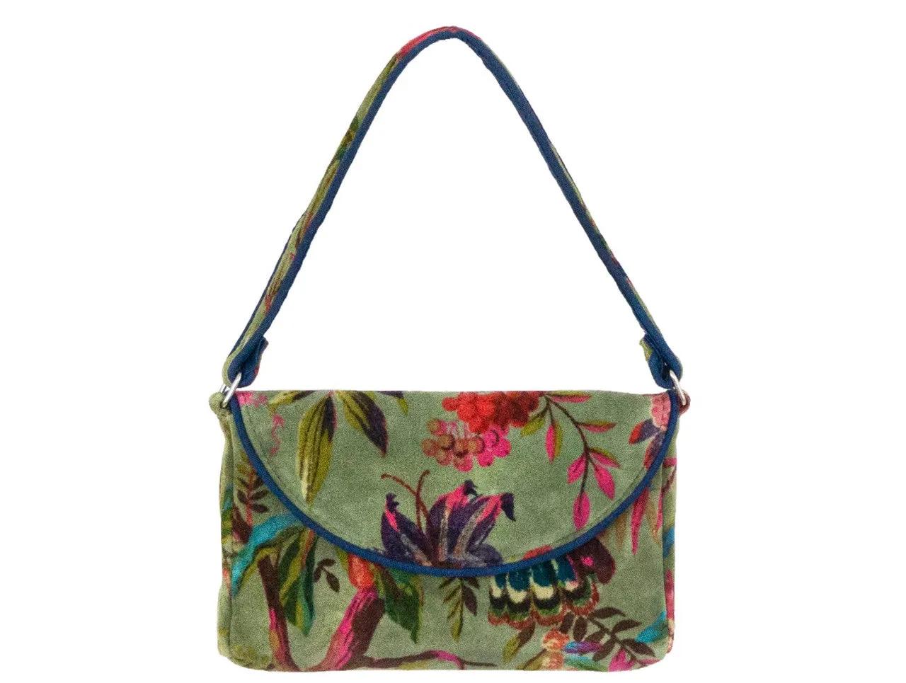 Vintage Paradise Printed Handbag