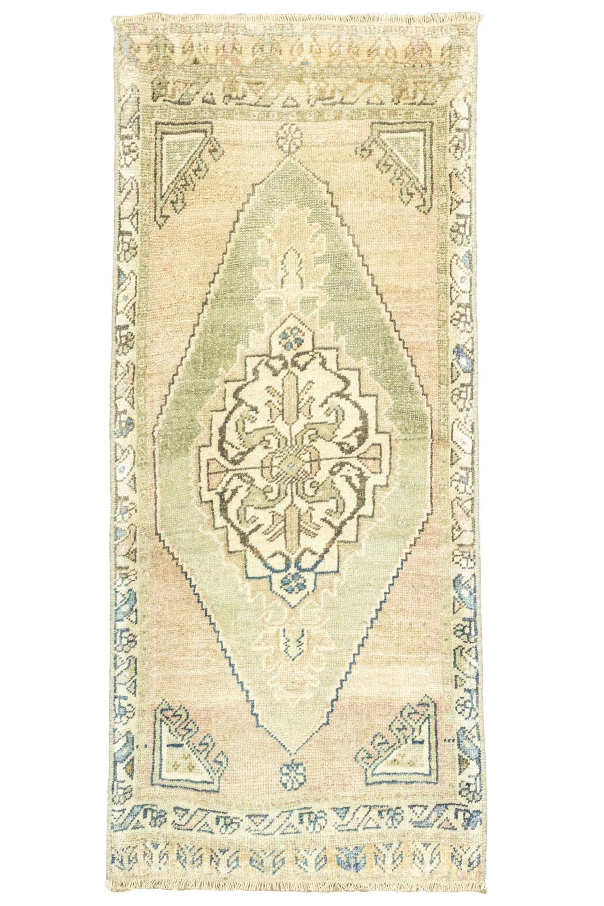 Vintage Turkish Mini Rug No. 652 | 1'6 x 3'8
