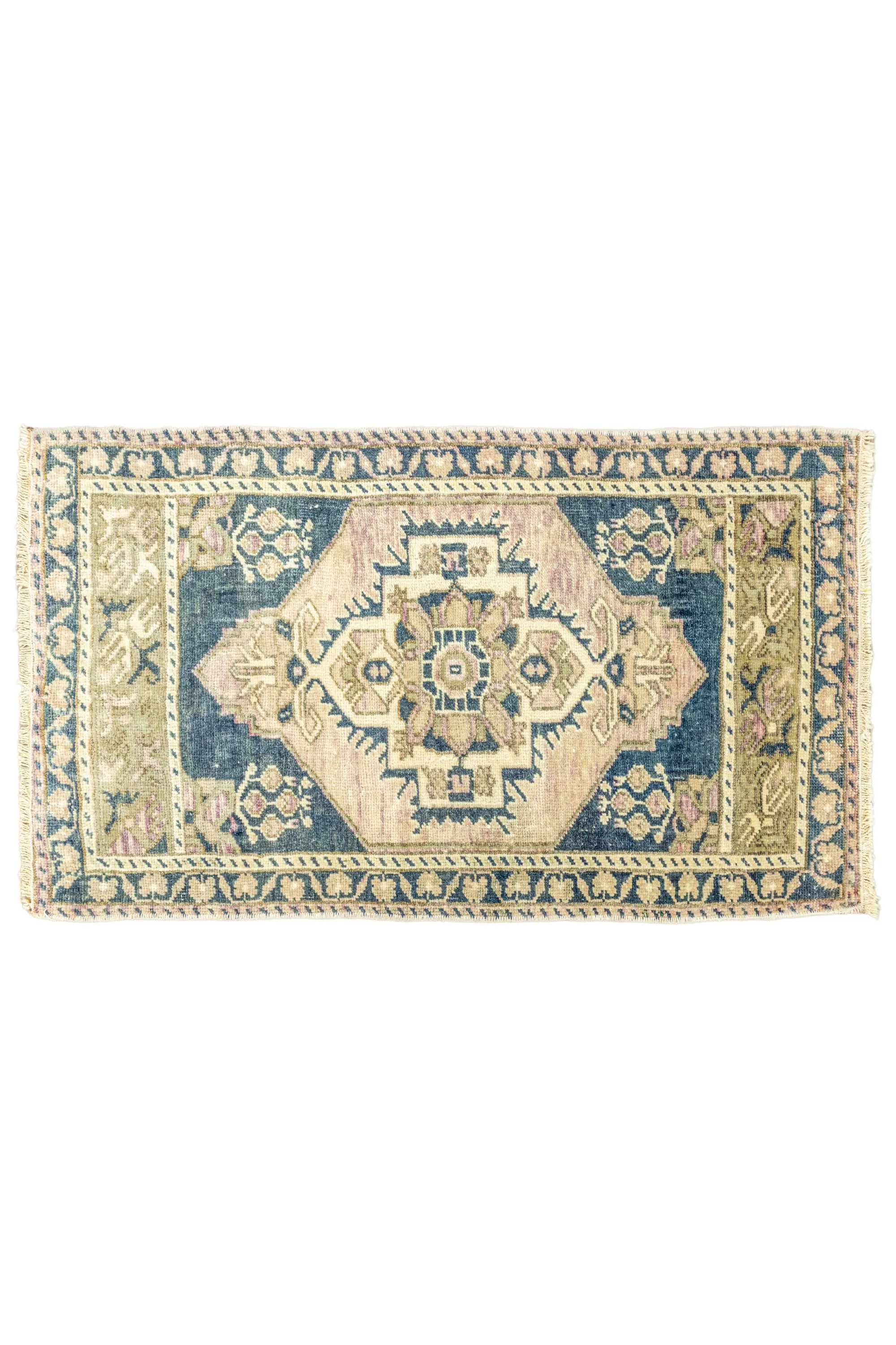 Vintage Turkish Mini Rug No. 676 | 1'10 x 3'1