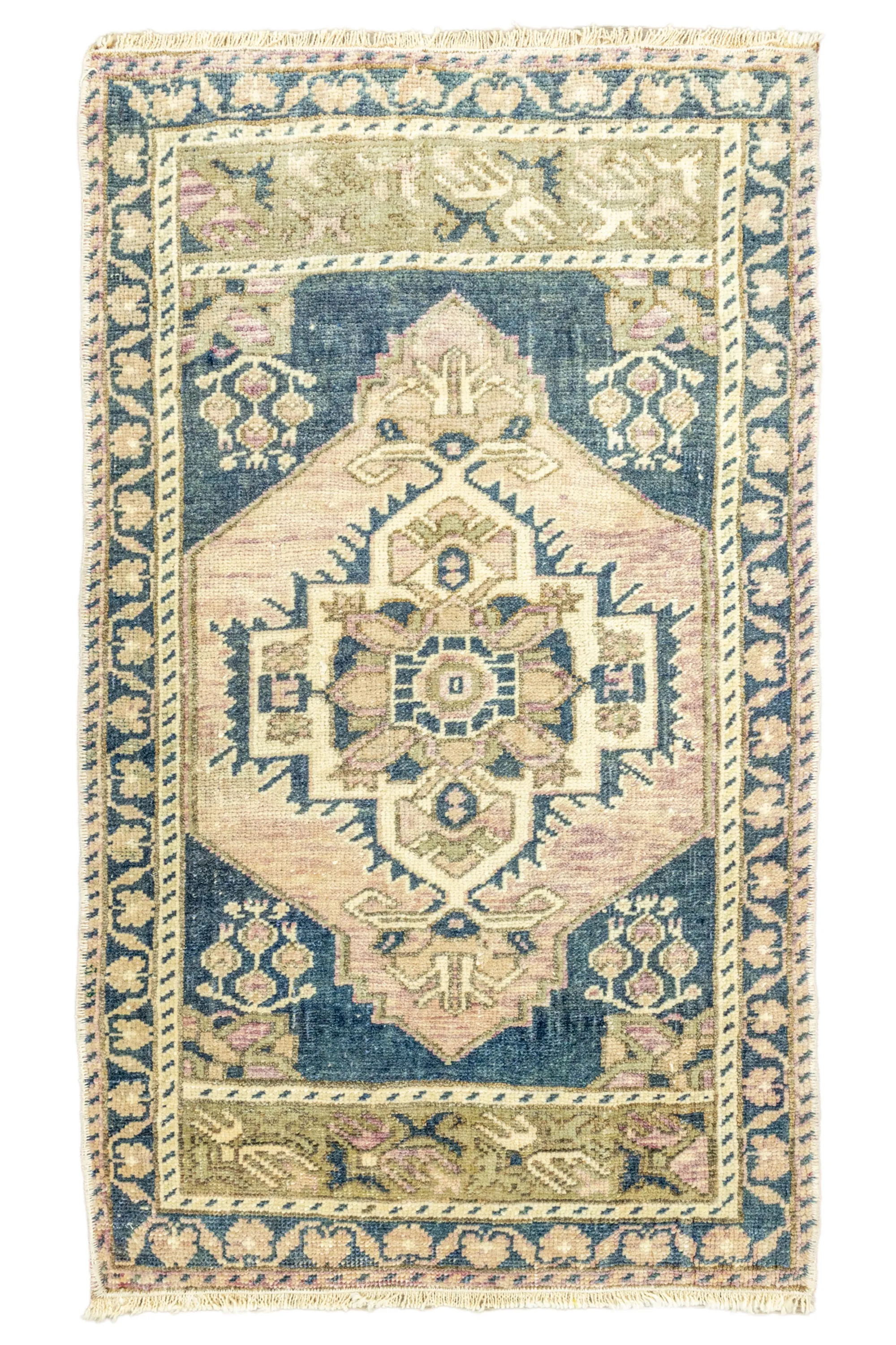 Vintage Turkish Mini Rug No. 676 | 1'10 x 3'1